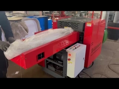 800F 網状布の切断,ファン放出