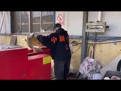 Model 800F fiber cutter, 10mm mesh screen, for shredding aluminum foil and glass wool.