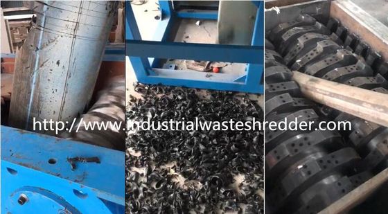 良い価格 スクラップの不用な管のためのプラスチックHDPEの倍シャフトのシュレッダーの反腐食物 オンライン